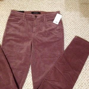 J BRAND - Maria Skinny Velvet Jeans - NWT